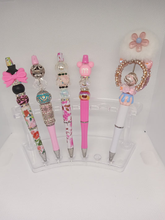 Handmade beaded pens